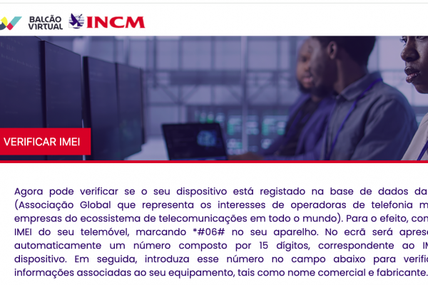 Comsulta imei para certificar dispositivo